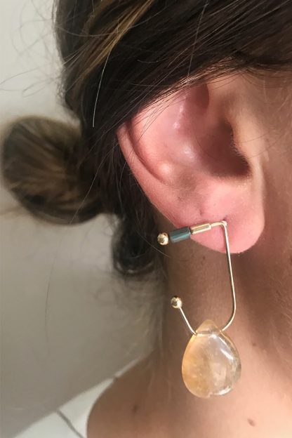 Teardrop Stone Earring