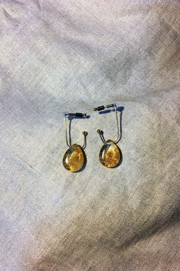 Teardrop in Stone Earrings