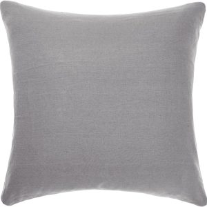 Bedroom linen European pillow in grey